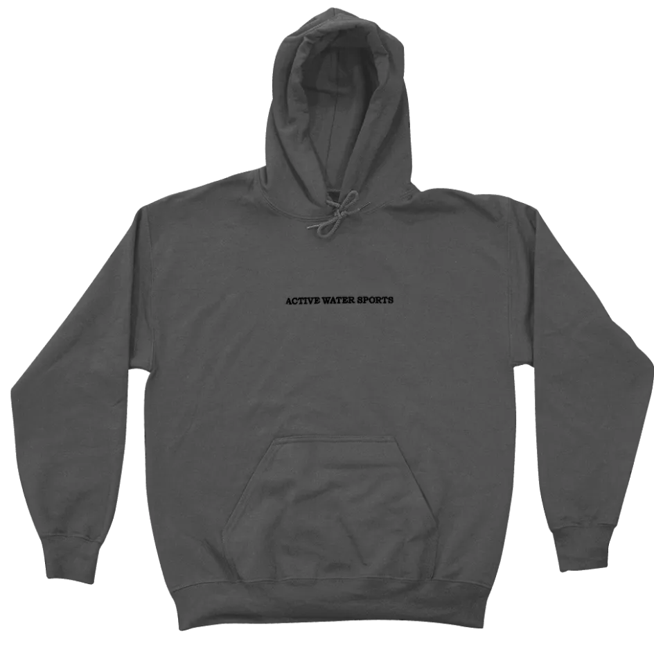 ActiveWake Clothing<AW Ebroidered Hoodie – Charcoa