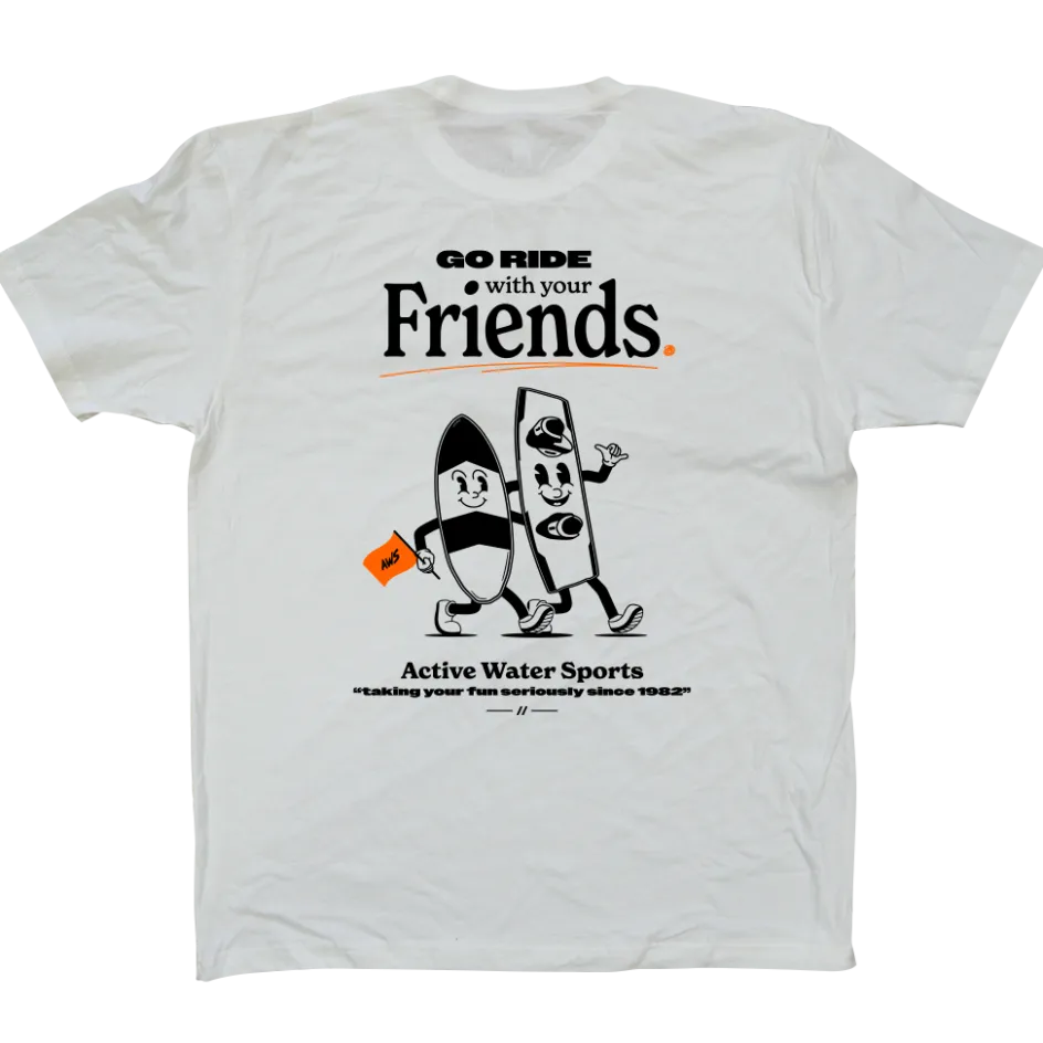 ActiveWake Clothing<AW Friend T-hirt - White
