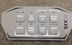 Axis Axis Parts<2x4 Keypad Outboard, Power Wedge, '18-'21 (6174058)