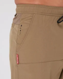 Follow Wake Clothing<Foow A Day hort - Deep Taupe