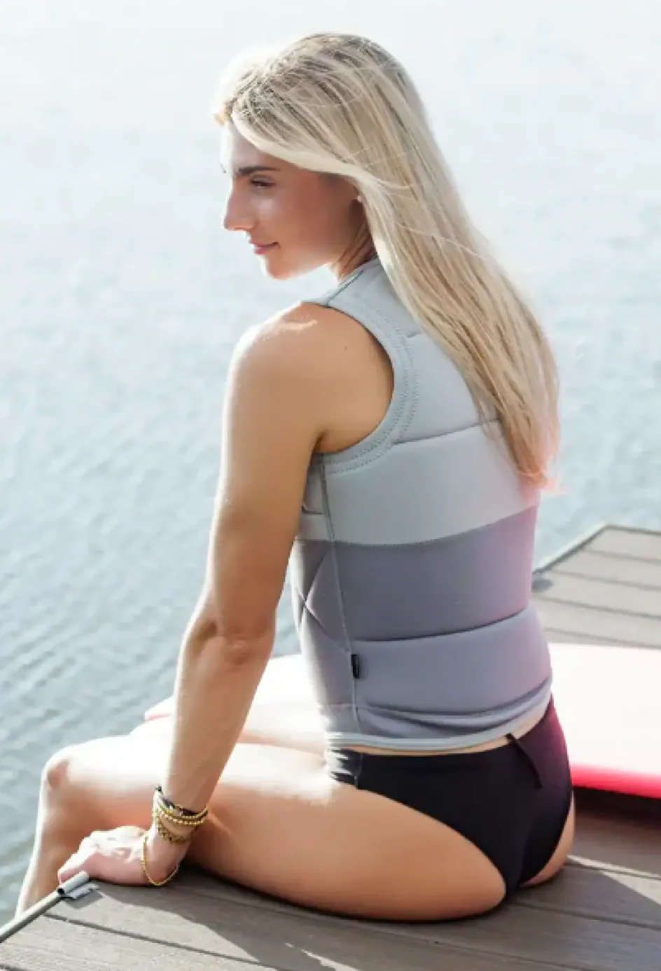 Follow Wake Comp Vests<Foow Athena adie Jacket - Grey