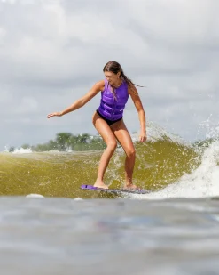 Follow Wake Comp Vests<Foow Fortune adie Jacket - Purpe