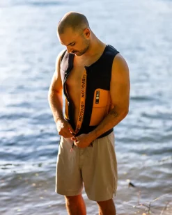 Follow Wake Comp Vests<Foow Goba en' Jacket - Back/Orange