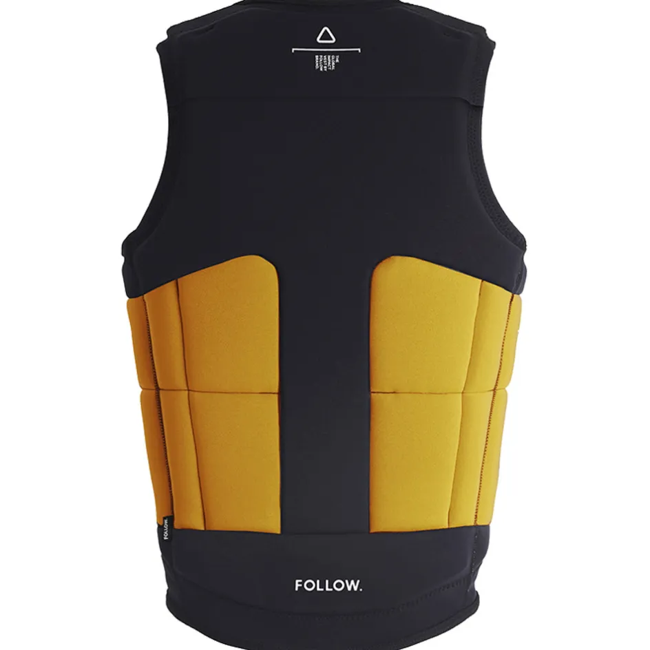Follow Wake Comp Vests<Foow Goba en' Jacket - Back/Orange
