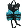 Follow Wake CGA Life Jackets<Follow Grommy Child CGA Jacket - Black/Teal (30-50 LBS)