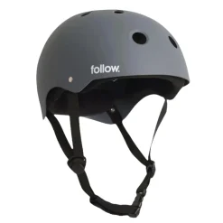 Follow Wake Wakeboard Helmets<Foow afety Firt Heet - Charcoa