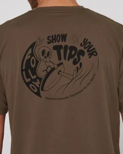 Follow Wake Clothing<Foow how U Tee - Taupe