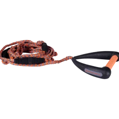 Hyperlite Wakesurf Ropes<25' Pro Surf Rope w/ Handle - Black/Orange