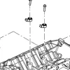 Indmar Engine Parts<BOLT KNOCK SENSOR FORD 6.2 - 595600