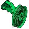 Indmar Engine Parts<IDLER ASY FORD 6.2 OUTSIDE - 597039