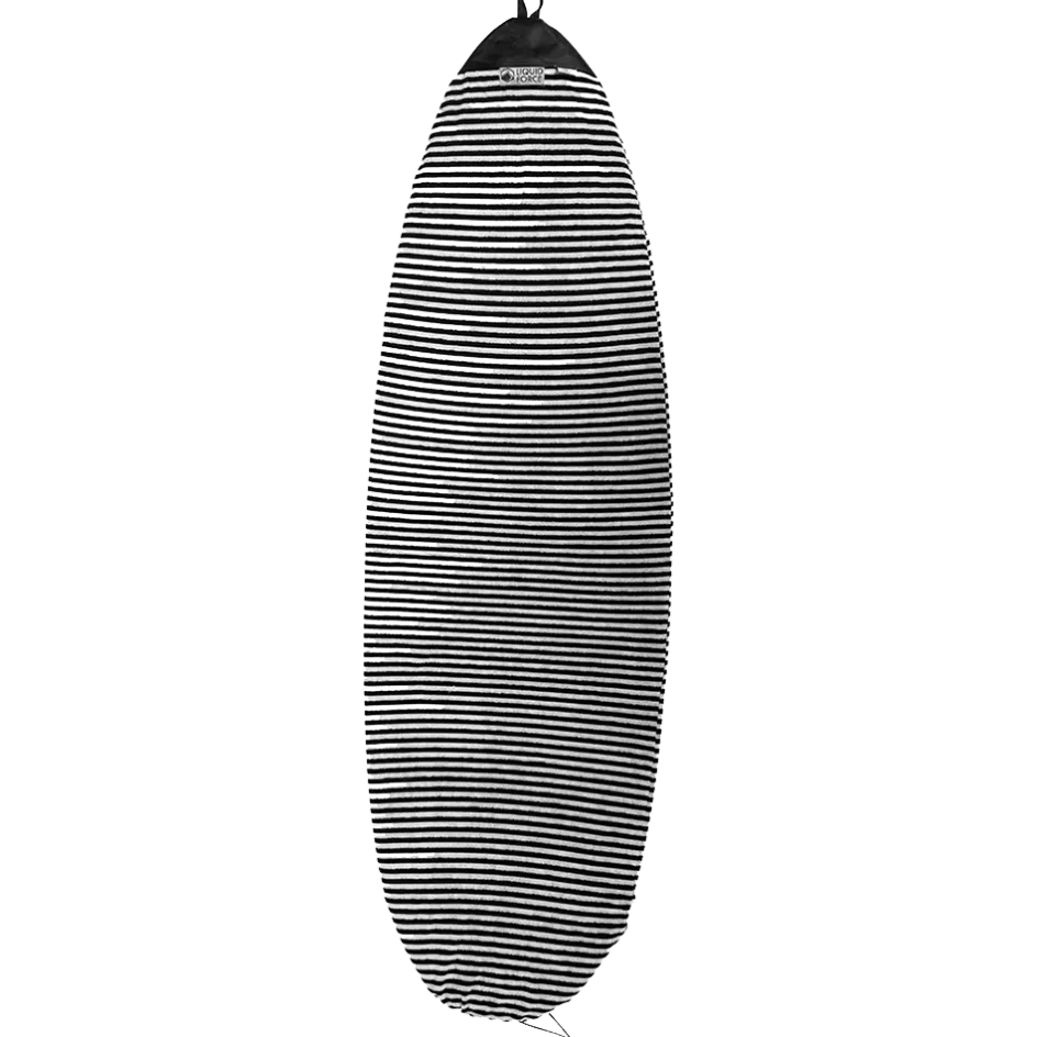 Liquid Force Wakesurf Bags<Knit Board Sleeve - Black/ White