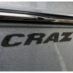 Moomba Decals + Emblems<CRAZ Black Chrome, Transom Decal (116055)
