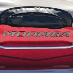 Moomba Decals + Emblems<Transom Decal, Black Chrome (114193)