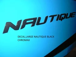 Nautique Decals + Emblems<DECAL - LARGE BLACK CHROMAX - 140089