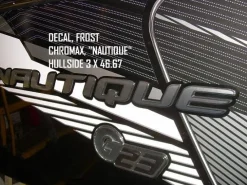 Nautique Decals + Emblems<FROST CHROMAX "" HULLSIDE Decal 3 X 46.67 - 130085