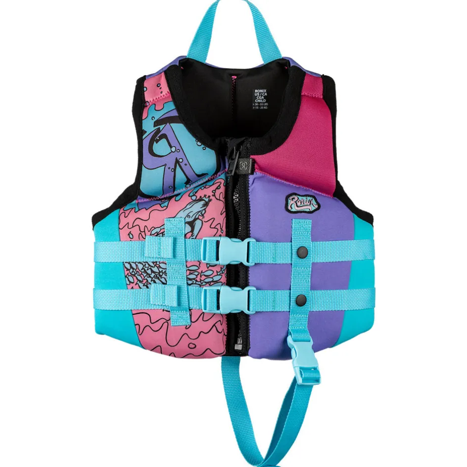 Ronix CGA Life Jackets<August Kid's CGA Life Vest 2026 - Child (30 - 50 LBS)