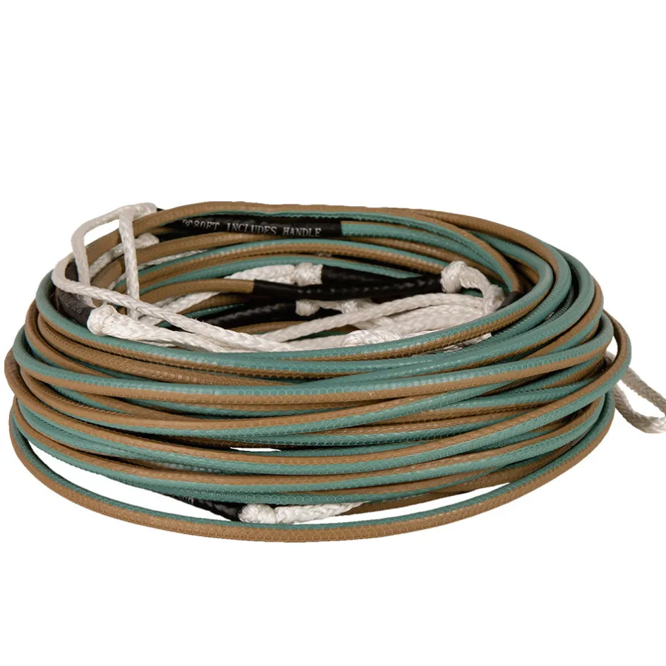 Ronix Wakeboard Ropes & Handles<R8 - 80ft 8 Section Floating Mainline - Blue/Champagne